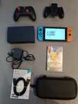 Nintendo switch + wyposażenie + 3 gry