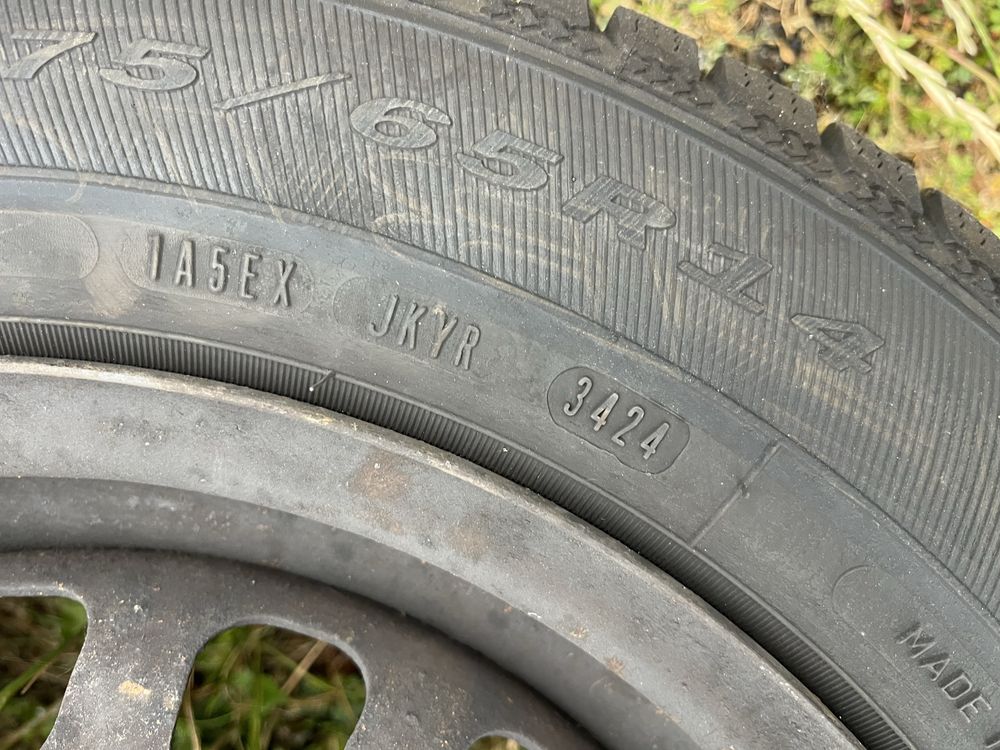 Koła corsa d 4x100 zimowe dębica frigo 14 opony 2024