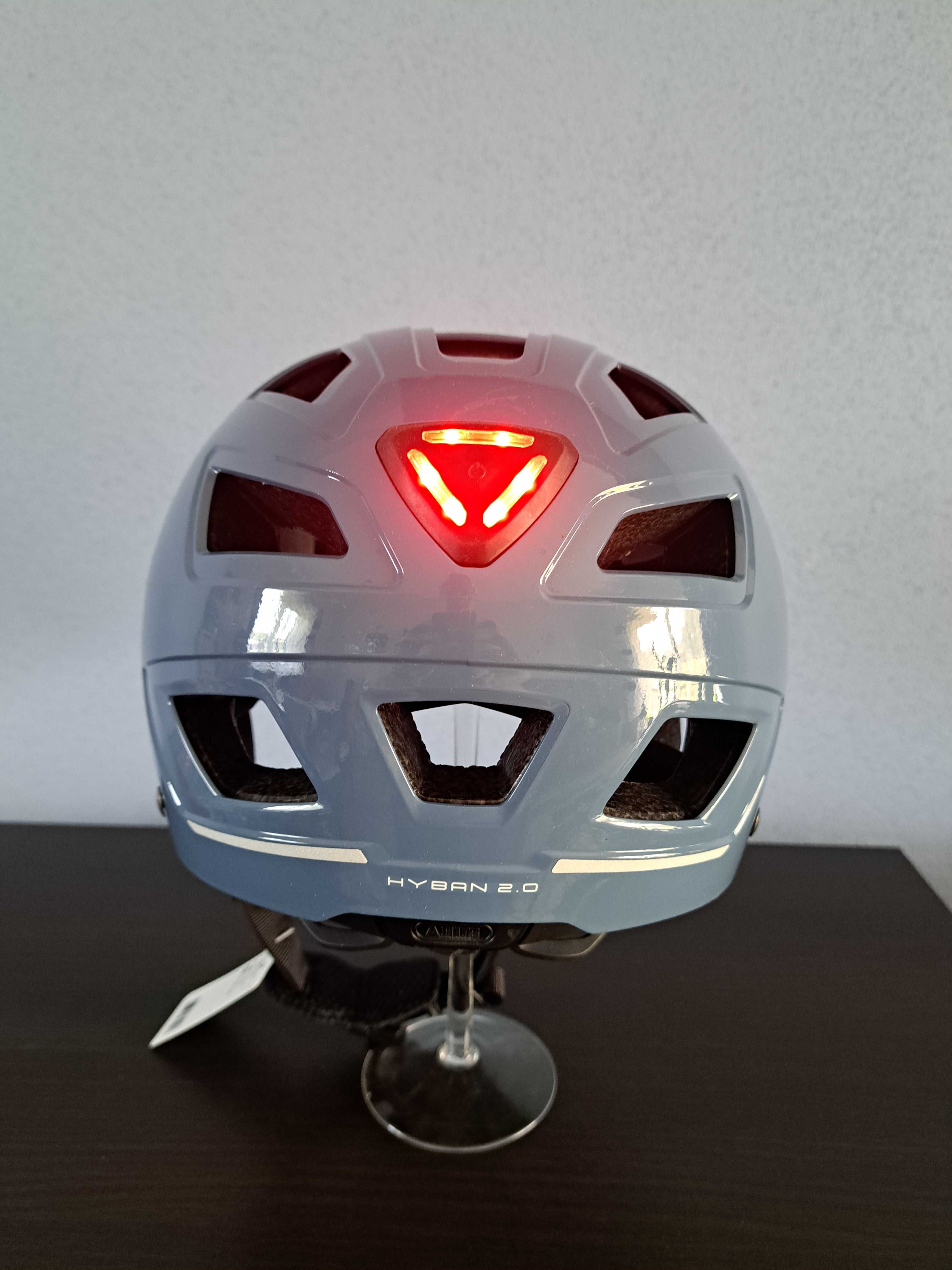 Kaski Kask rowerowy Kask Abus Hyban 2.0 r. M 52-58 cm orzeszek