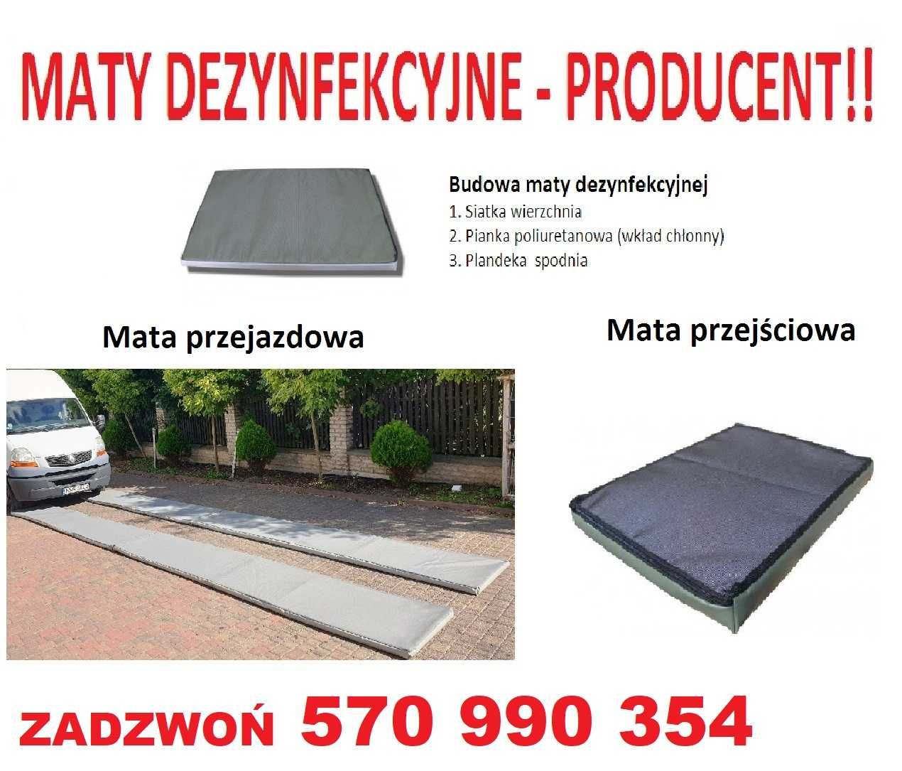 MATY DEZYNFEKCYJNE_producent_Mata przejściowa 100x100cm PTASIA GRYPA