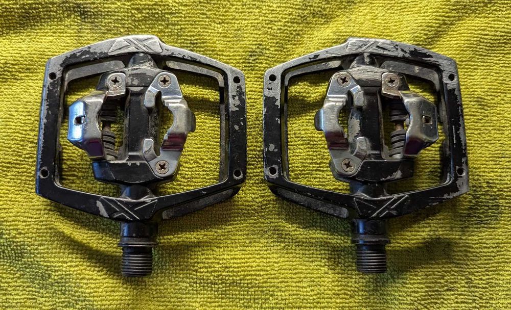 Pedały SPD zatrzaskowe jednostronne platformowe xlc pd-s24