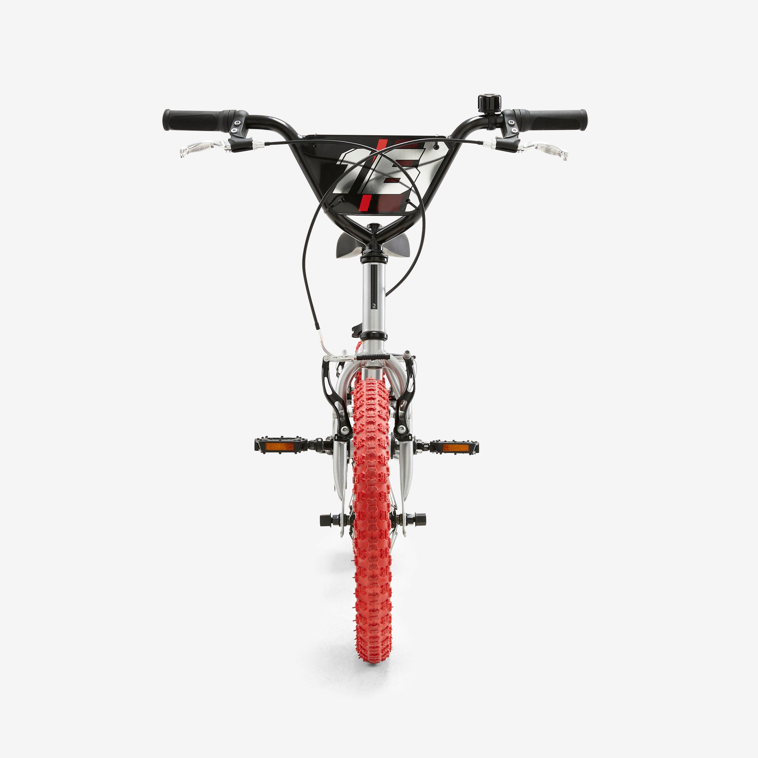 BICICLETA BMX 16" WIPE 500 5-7 ANOS CINZA