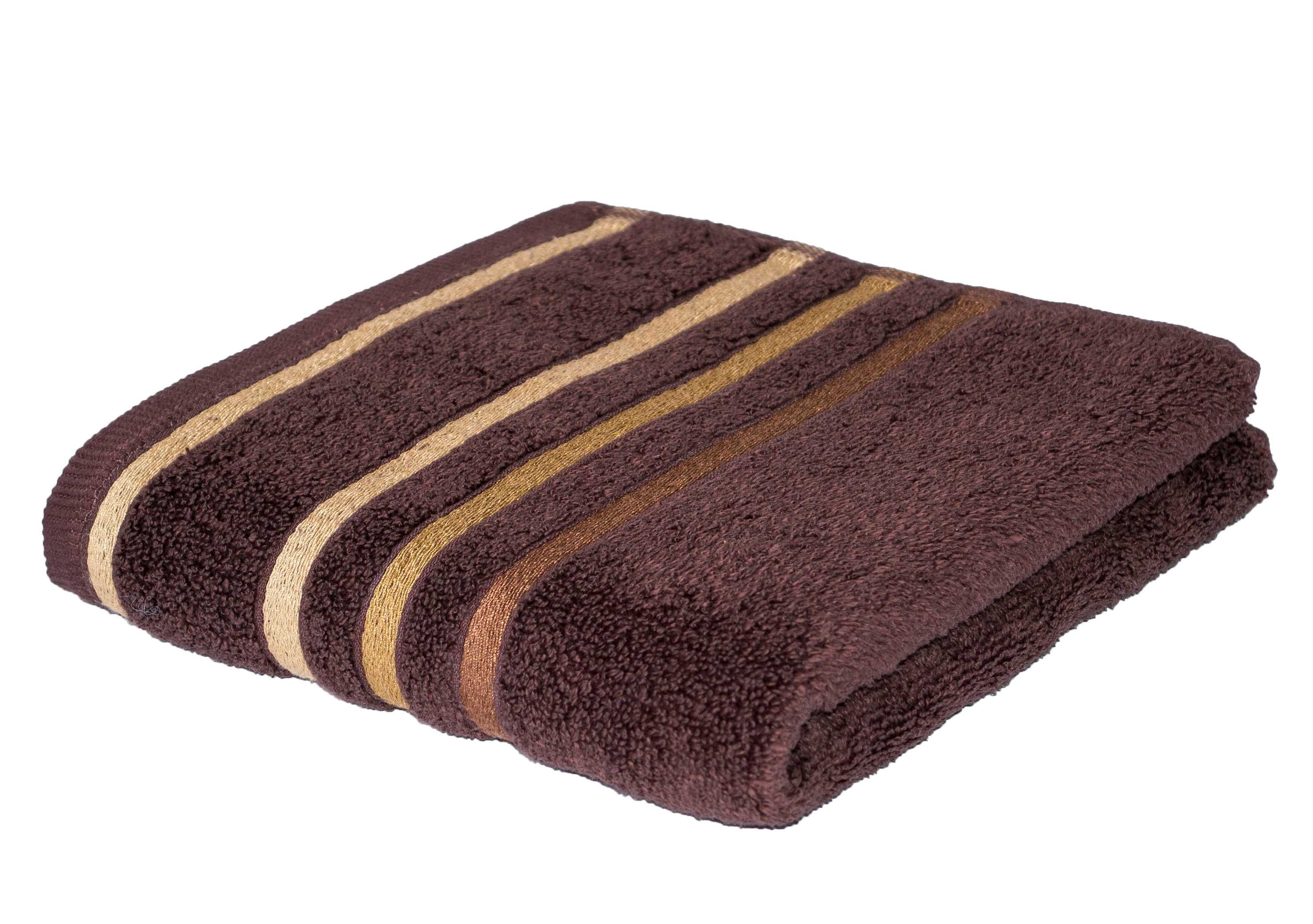 Ręcznik łazienkowy 50x90 Dual brązowy
