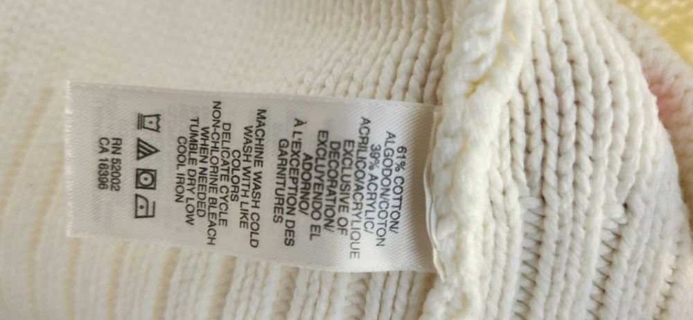 Suéter Longo - DKNY Jeans - Beige