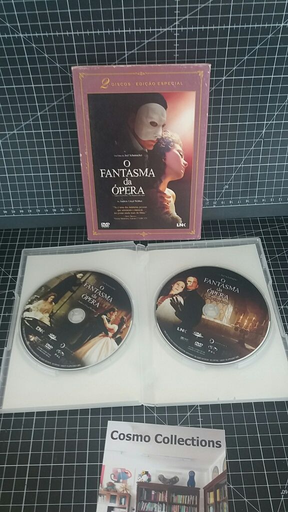 DVDs edição especial Sexo e a Cidade 2, Cats, ET, o Fantasma da ópera