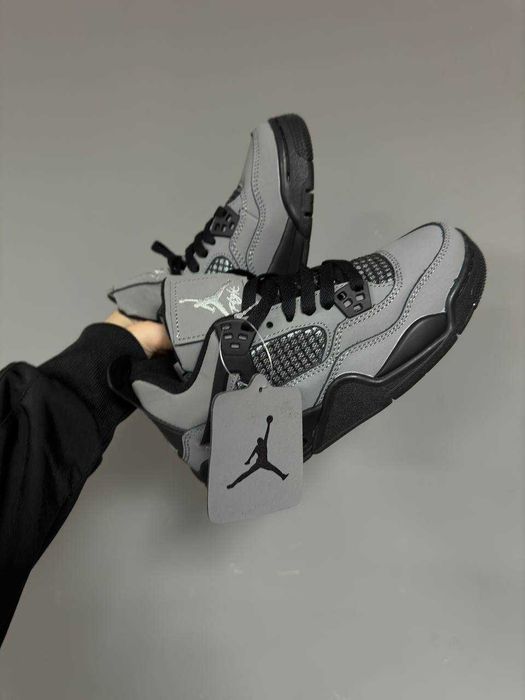 Кросівки Nike Air Jordan 4 x Cactus Jack Grey premium