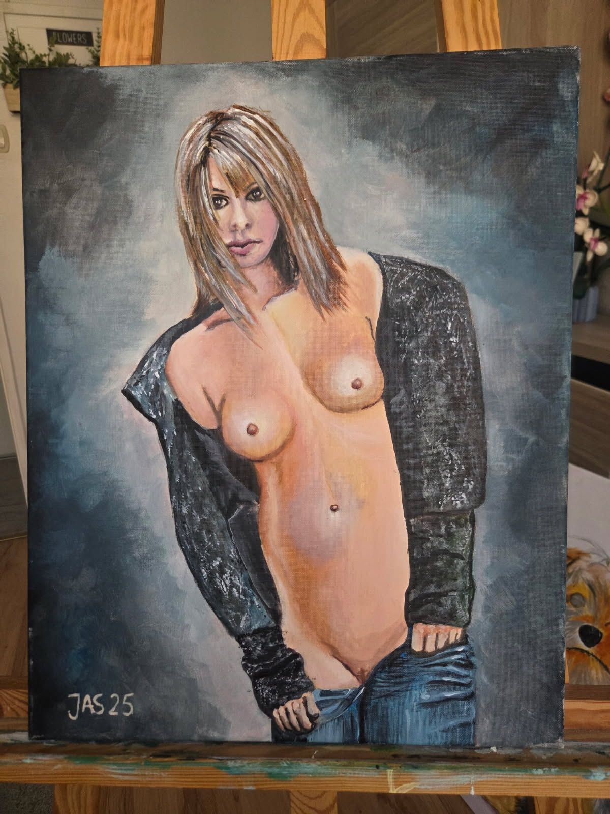 Akt na płótnie 40x50 nowy