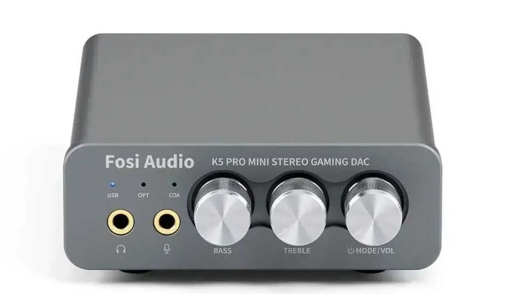Fosi Audio K5 PRO – Компактний ЦАП для Геймерів та Аудіофілів