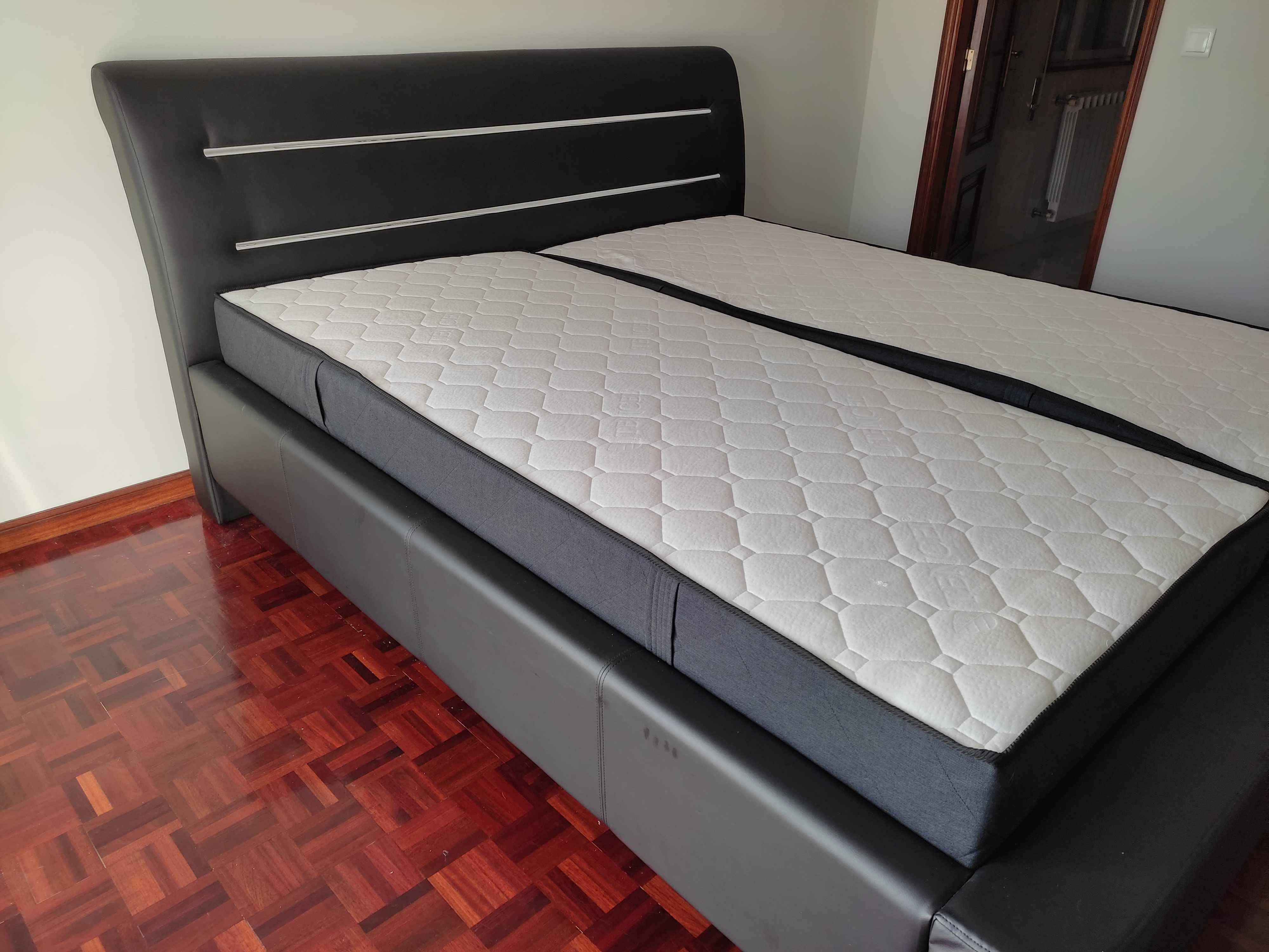 Cama moderna de casal com 200x200cm