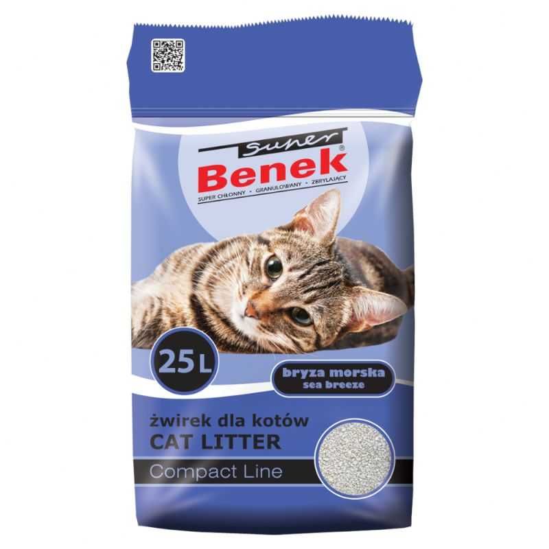 Żwirek dla kota Super Benek Lawenda Standard Line 25l okazja