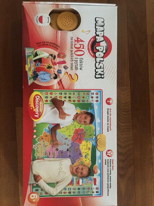 Gra interaktywna Dumel Discovery: Mapa Polski.