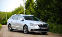 Skoda Superb II FL 2.0TDI 170km DSG 4x4 kombi, dobrze wyposażona