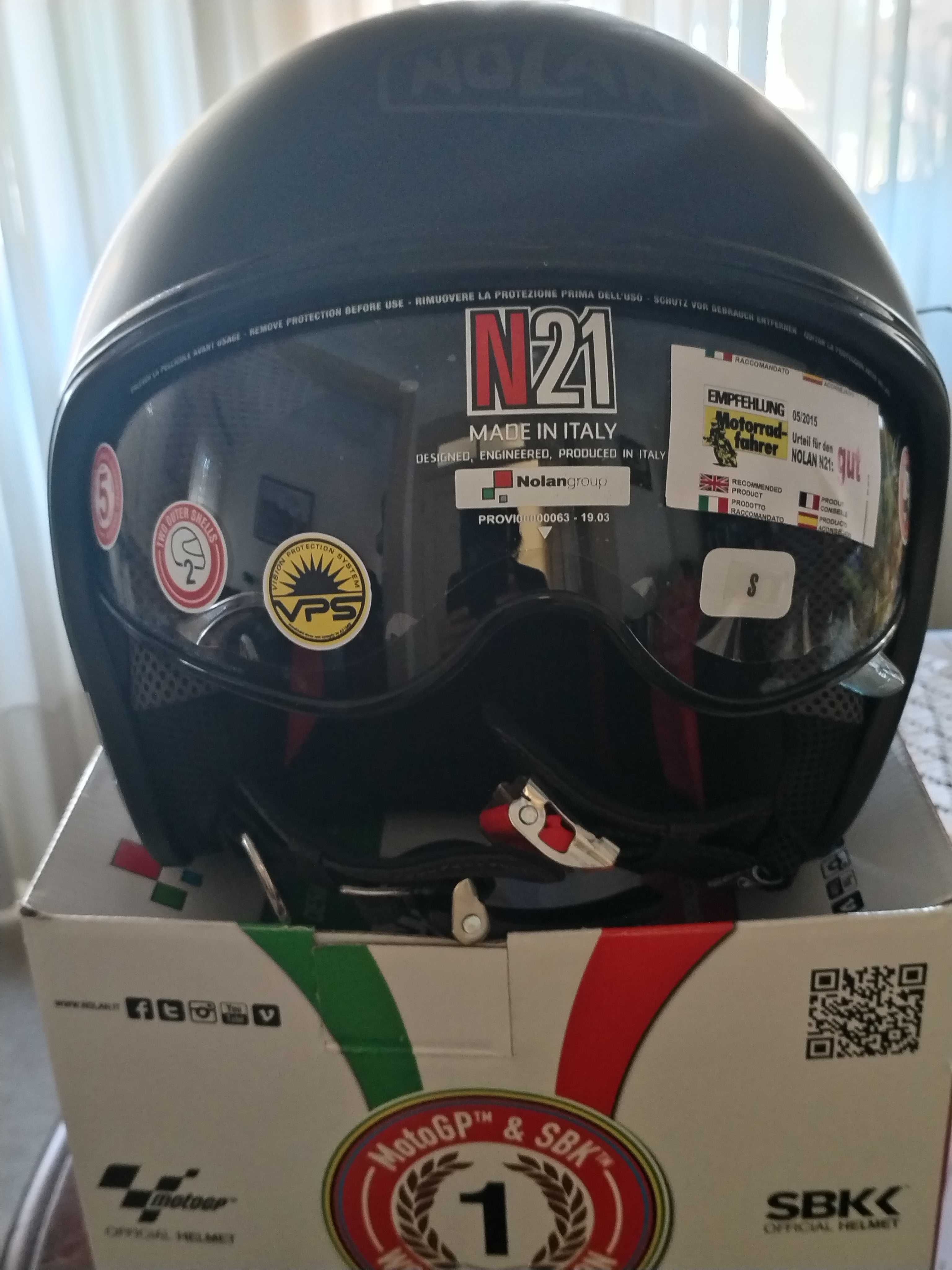 Capacete Nolan Novo - N21 CLASSIC BLACK MAT