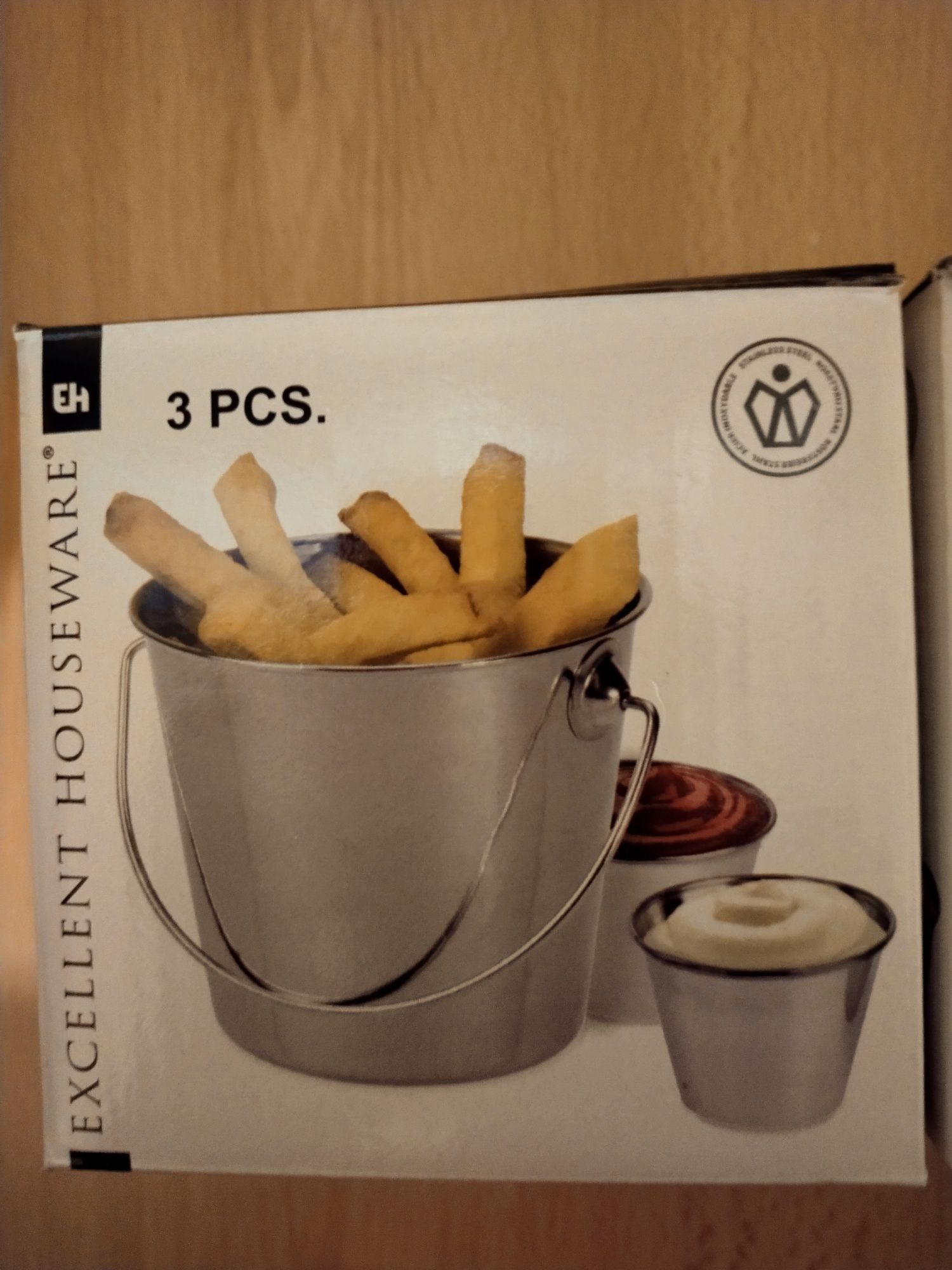 Wiaderka na frytki 3 szt.