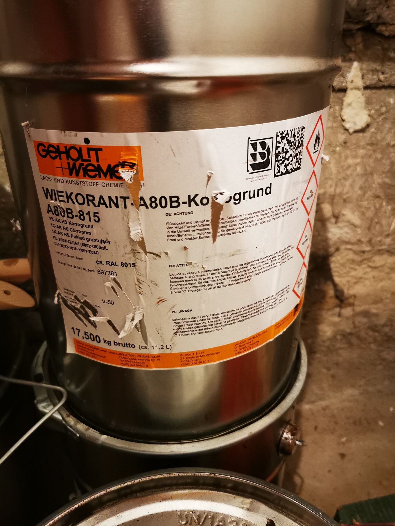 Farba okrętowa antykorozyjna do metalu wys.jakości + podkład z Niemiec