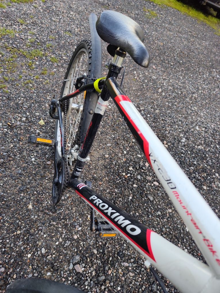 Rower MTB Proximo 26 koła, biało czerwony