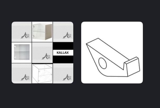 KALLAX ikea elementy montażowe wkładu do regału