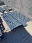 Brama dwuskrzydłowa 1700x4000 palisada poziom, grafit - OUTLET