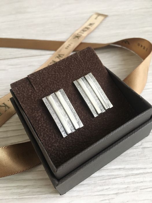 Spinki do mankietów srebrne próba 800 klasyk lata 60te