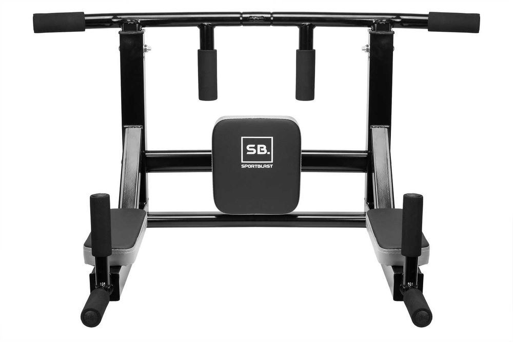 Drążek wielofunkcyjny PORĘCZE do ćwiczeń PODCIĄGANIA DIPÓW BRZUCHA WRO