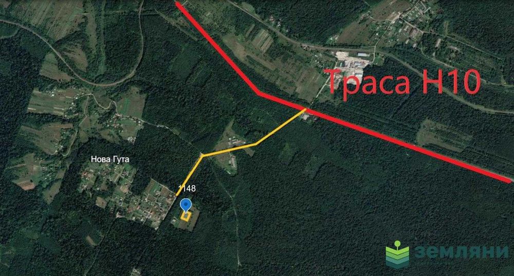 Продаж земельної ділянки біля лісу 23,58 сот в с. Нова Гута (8)