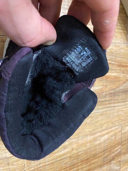 Ecco ботинки зимние сапожки термо черевики на девочку ECCO р.24