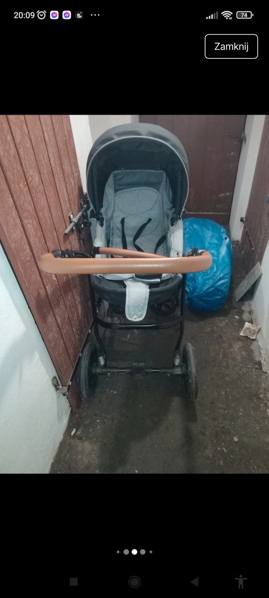 wózek głęboko-spacerowy Riko Basic Plus 2w1