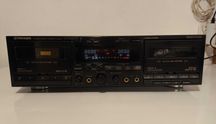 Duplo Deck Leitor e Gravador de Cassetes Audio Pioneer CT-W650R