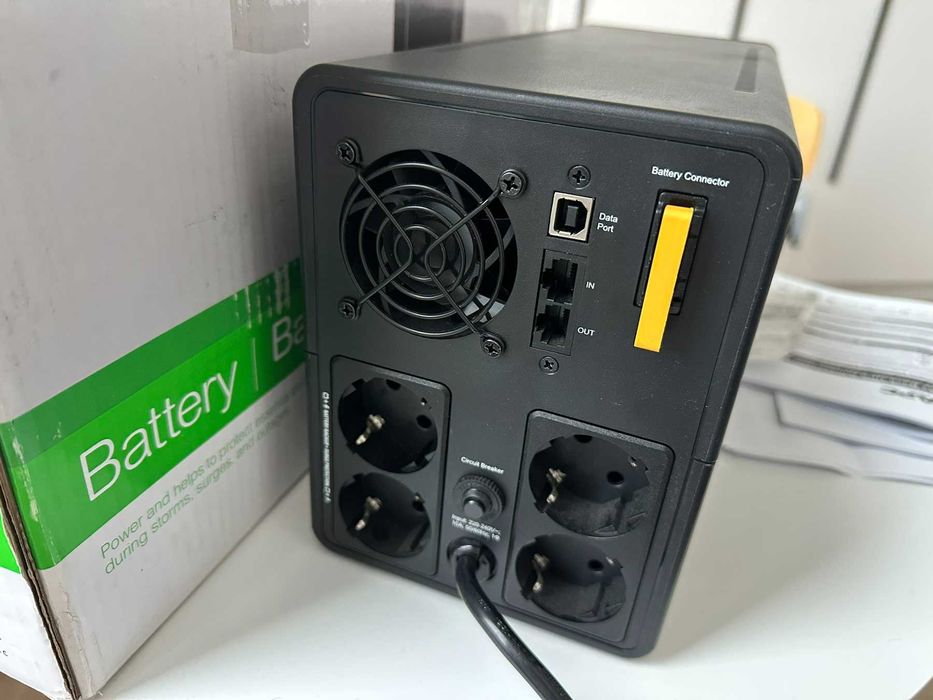 ДБЖ Безперебойник APC Back-UPS 1200W/2200VA USB Schuko (BX2200MI-GR)