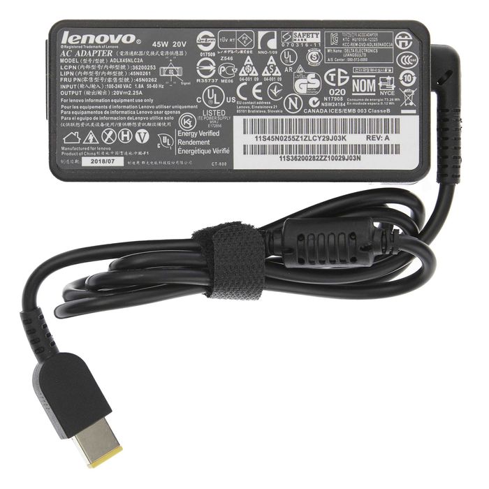 Оригінальний блок живлення для ноутбука Lenovo 45W 20V 2.25A 5.5×2.1мм