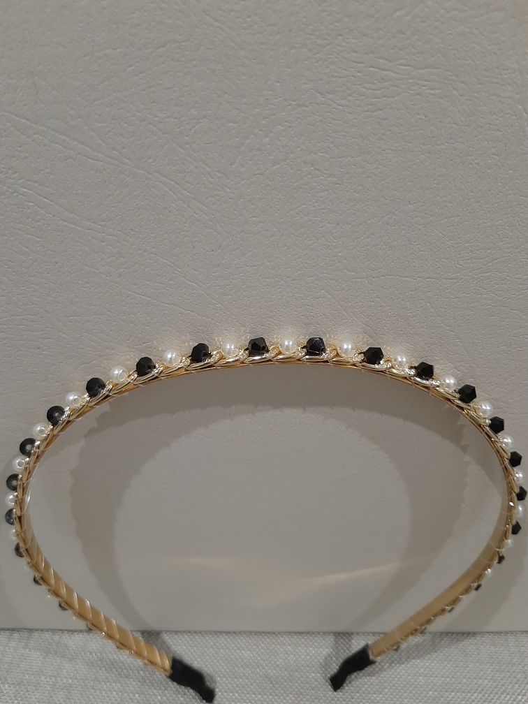 Bandelete/Tiara/Acessório cabelo preto