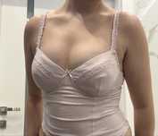 sliczny rozowy gorset coquette sexy