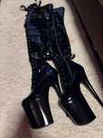Стріпи ботфорти Pleaser 37 трійка