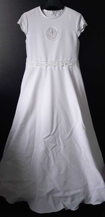 Sukienka komunijna, dwa bolerka