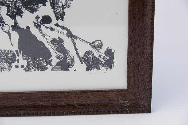 Júlio Resende - Reprodução sobre papel