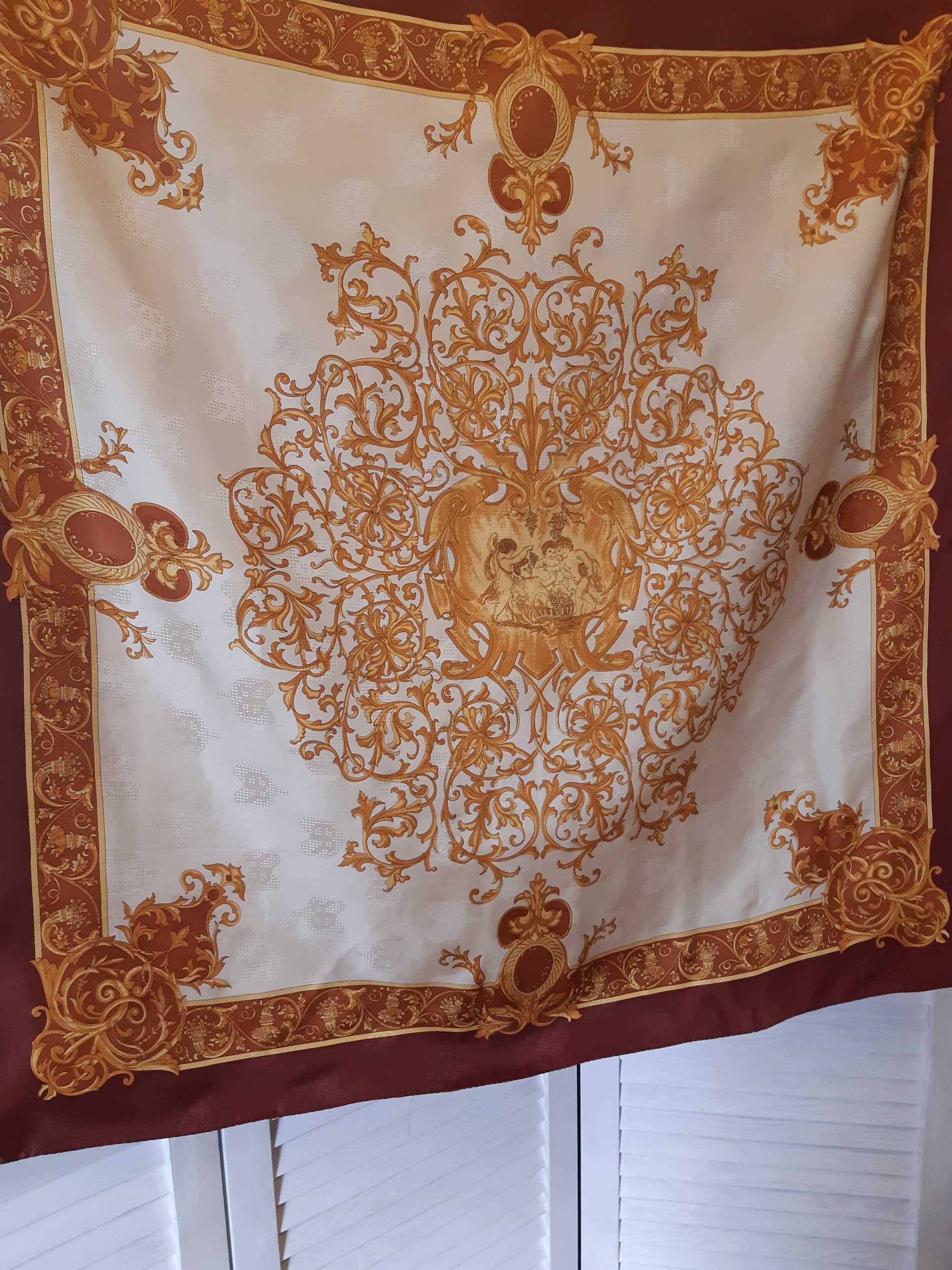 Шелковый платок в стиле барокко италия