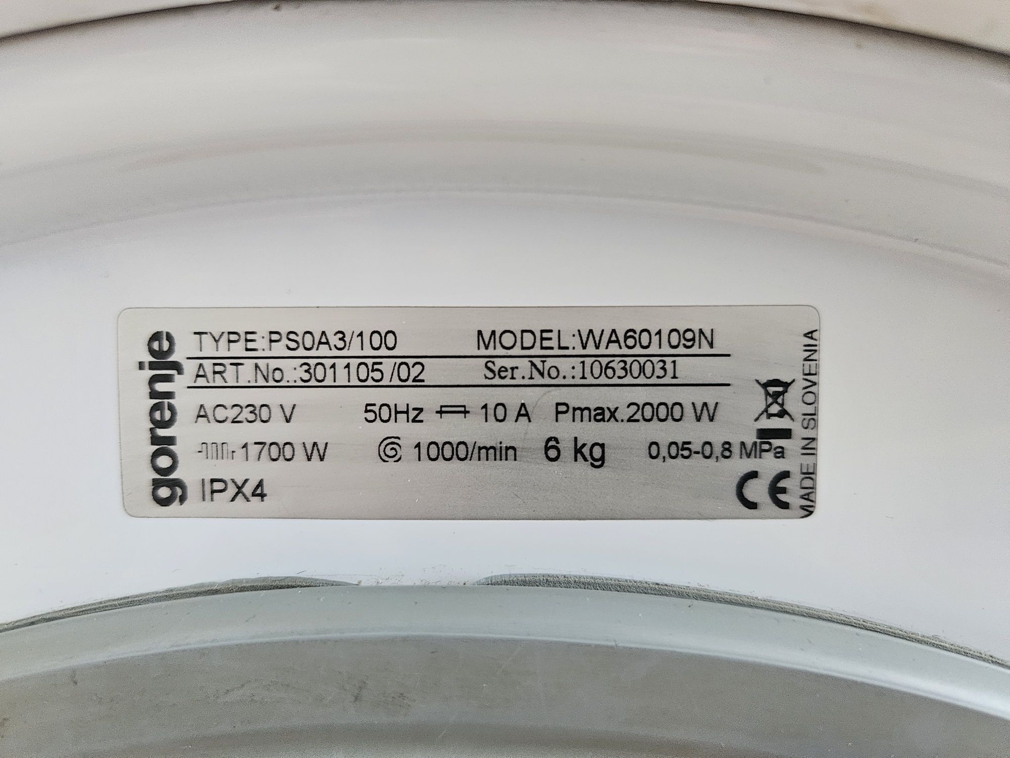 Pralka automatyczna Gorenje