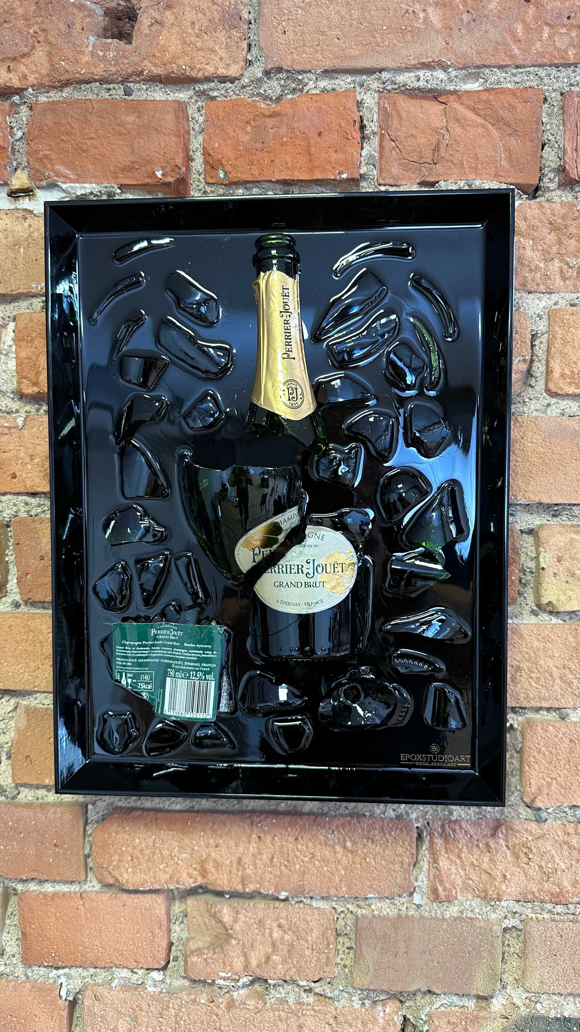 obraz PERRIER JOUET 3D bottle art dekoracja Premium prezent