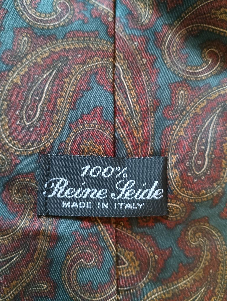 Jedwabny krawat Vintage
