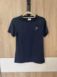 Koszulka Gymshark XS T-shirt granatowy sportowy damski logowany