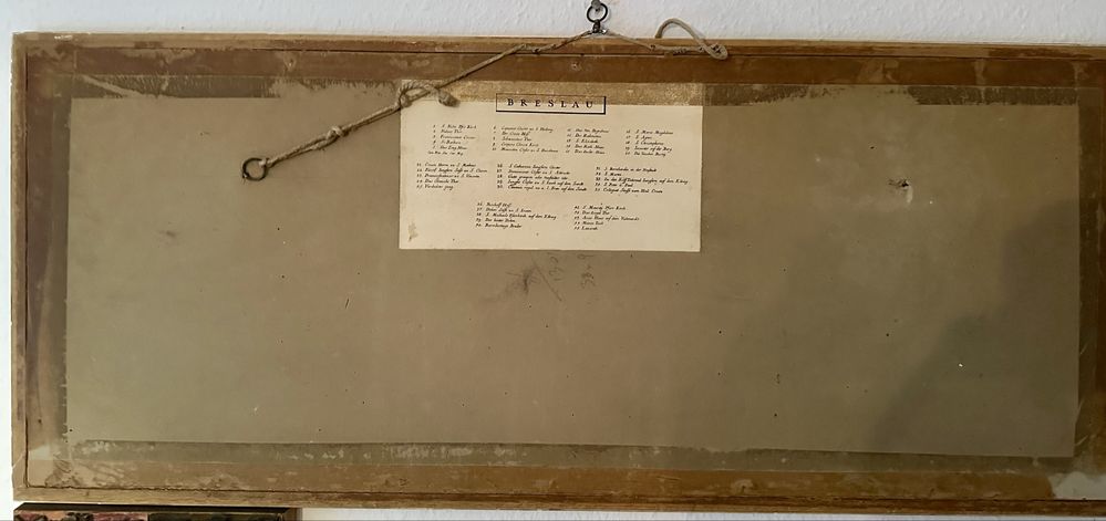 Panorama Breslau Wrocław F.B.Werner akwaforta