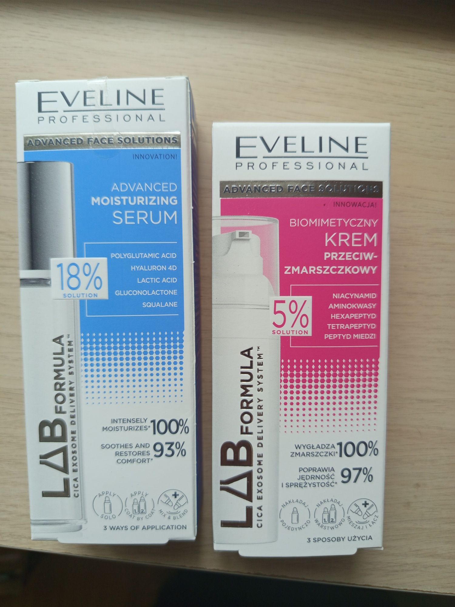 Eveline Proffessional Advanced Face Solutions serum+ krem