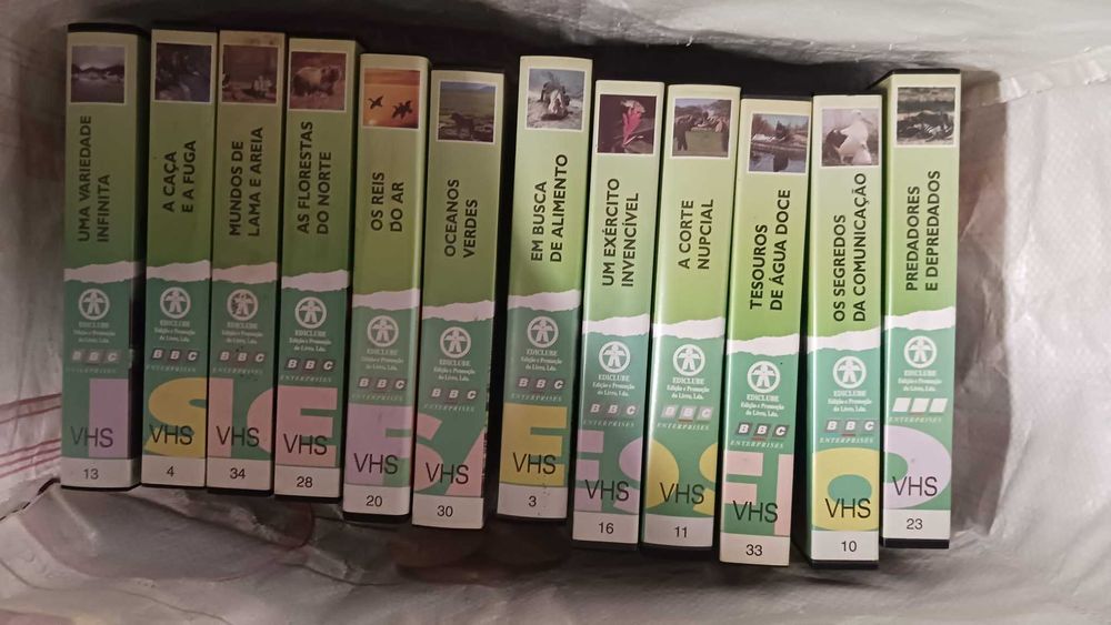 Coleção 26 VHS - Desafios da vida 5€ todos