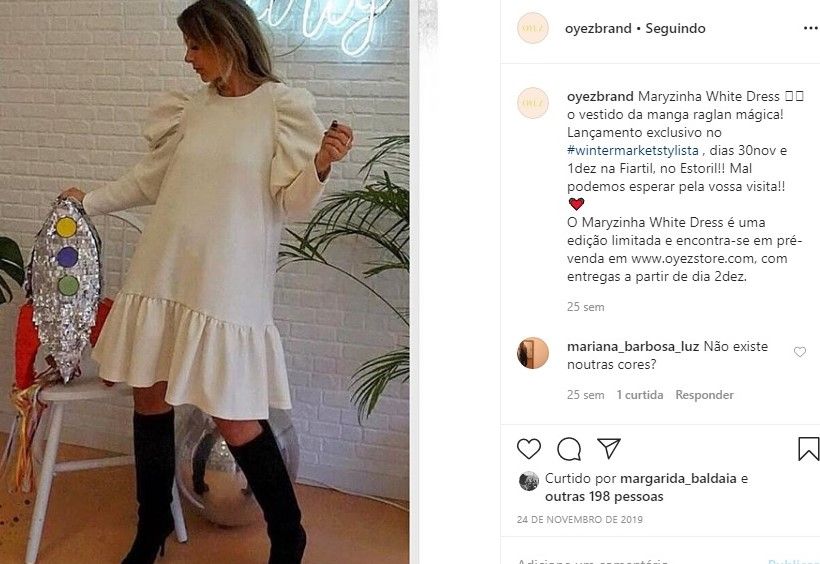 Vestido Maryzinha x OYEZ brand