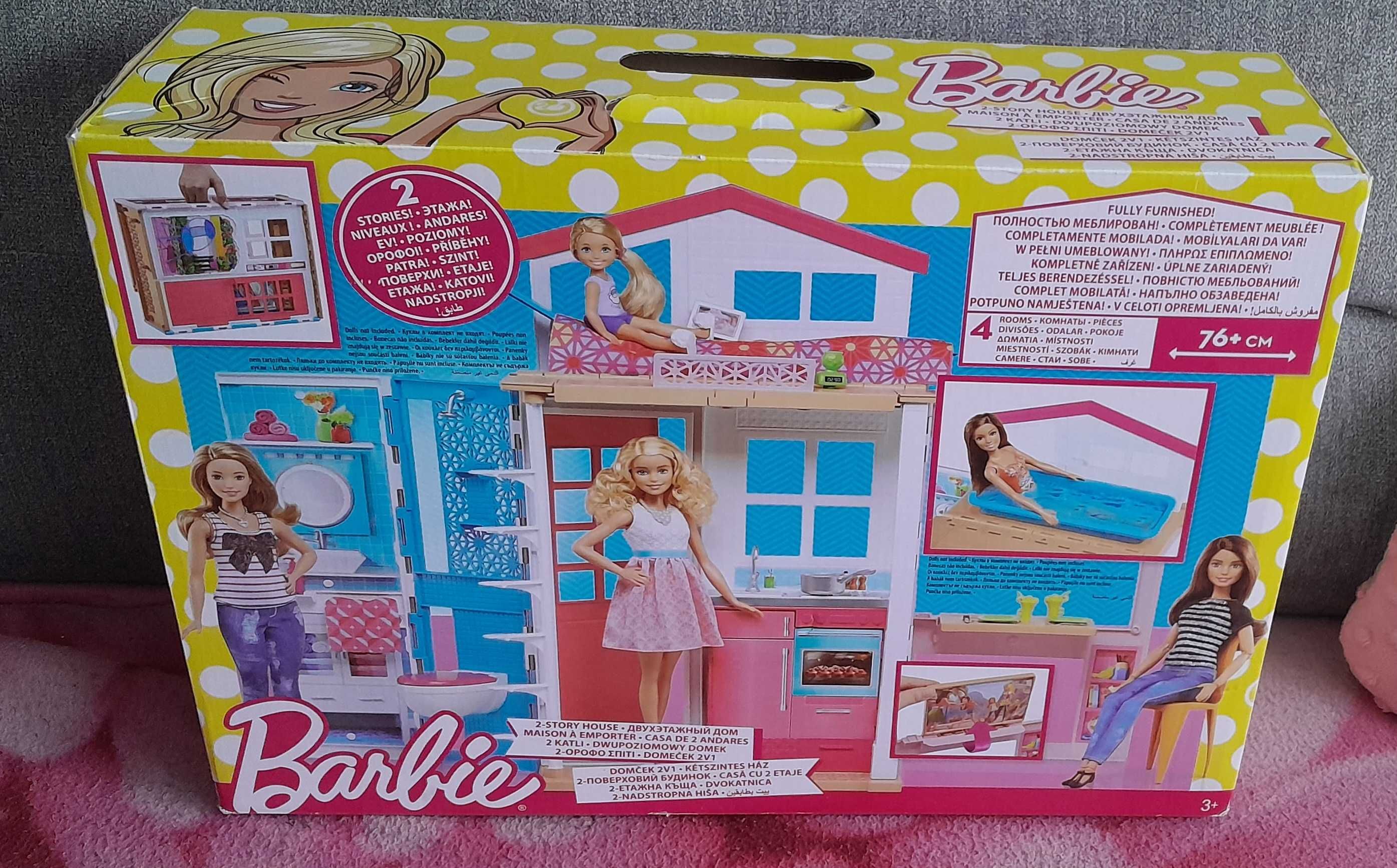 Domek Barbie z autkiem