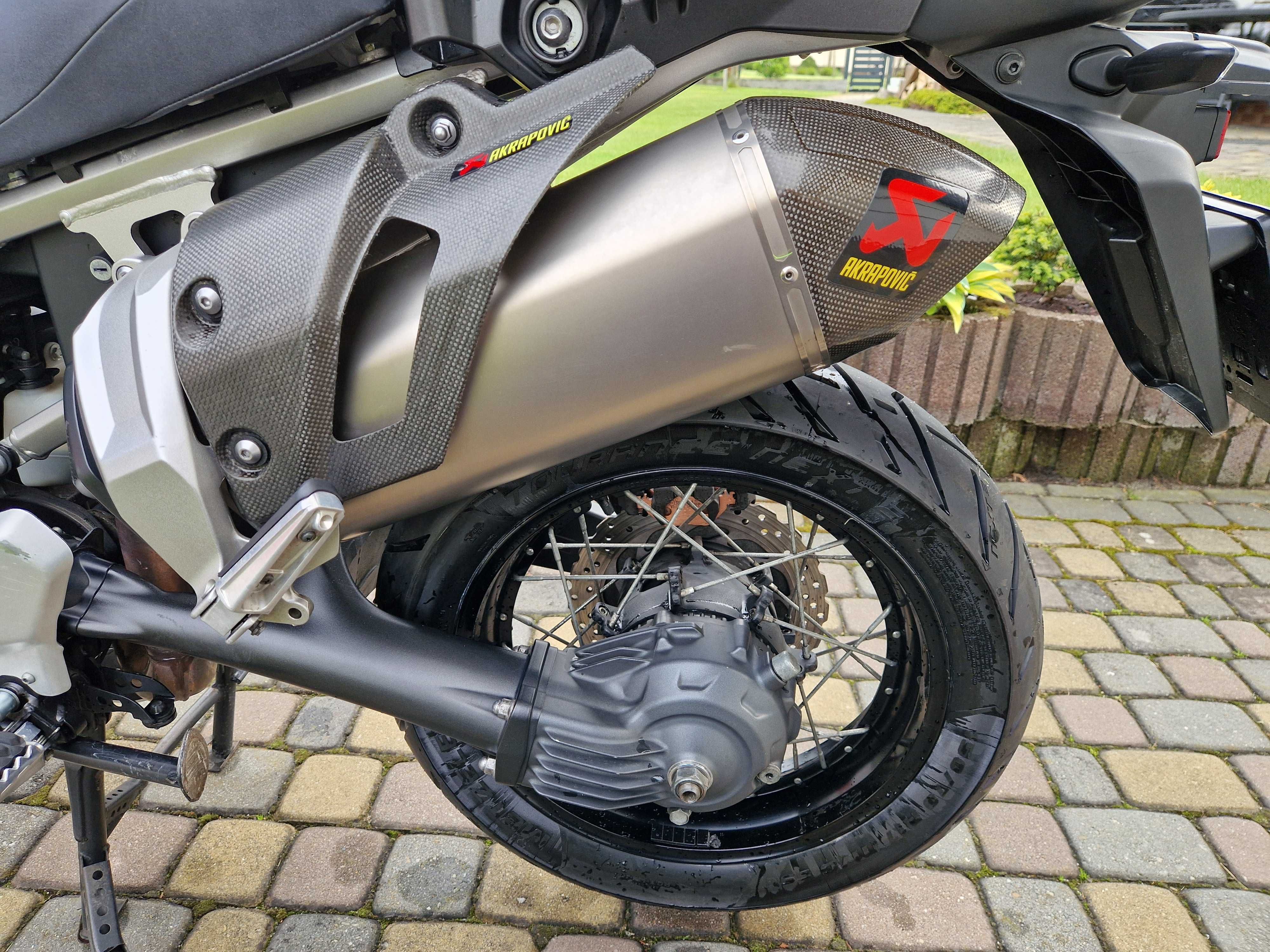 Yamaha Super Tenere 1200,Akrapovic-Tomtom-Nowe Metzeler-Po Serwisie