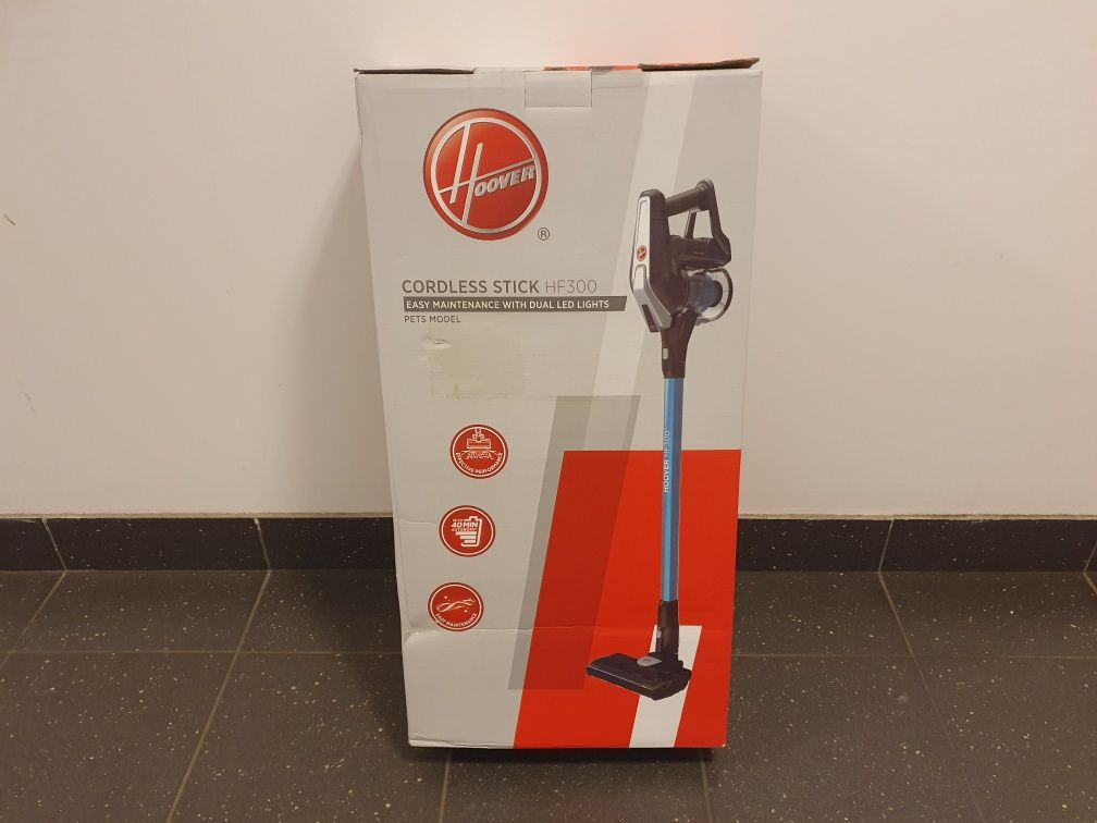 Nowy Bezprzewodowy Odkurzacz Pionowy Hoover HF322TP LED Pets Model