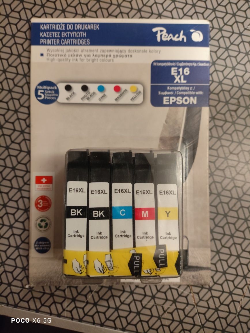 Epson E16XL kartridż wkład  do drukarek nowy