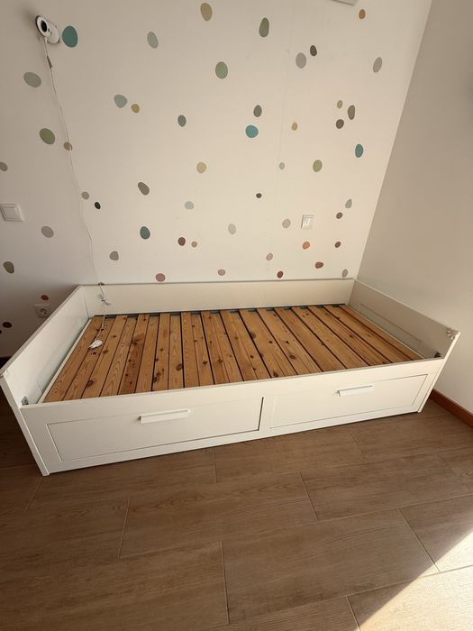 Bicama BRIMNES Ikea com colchões NOVOS