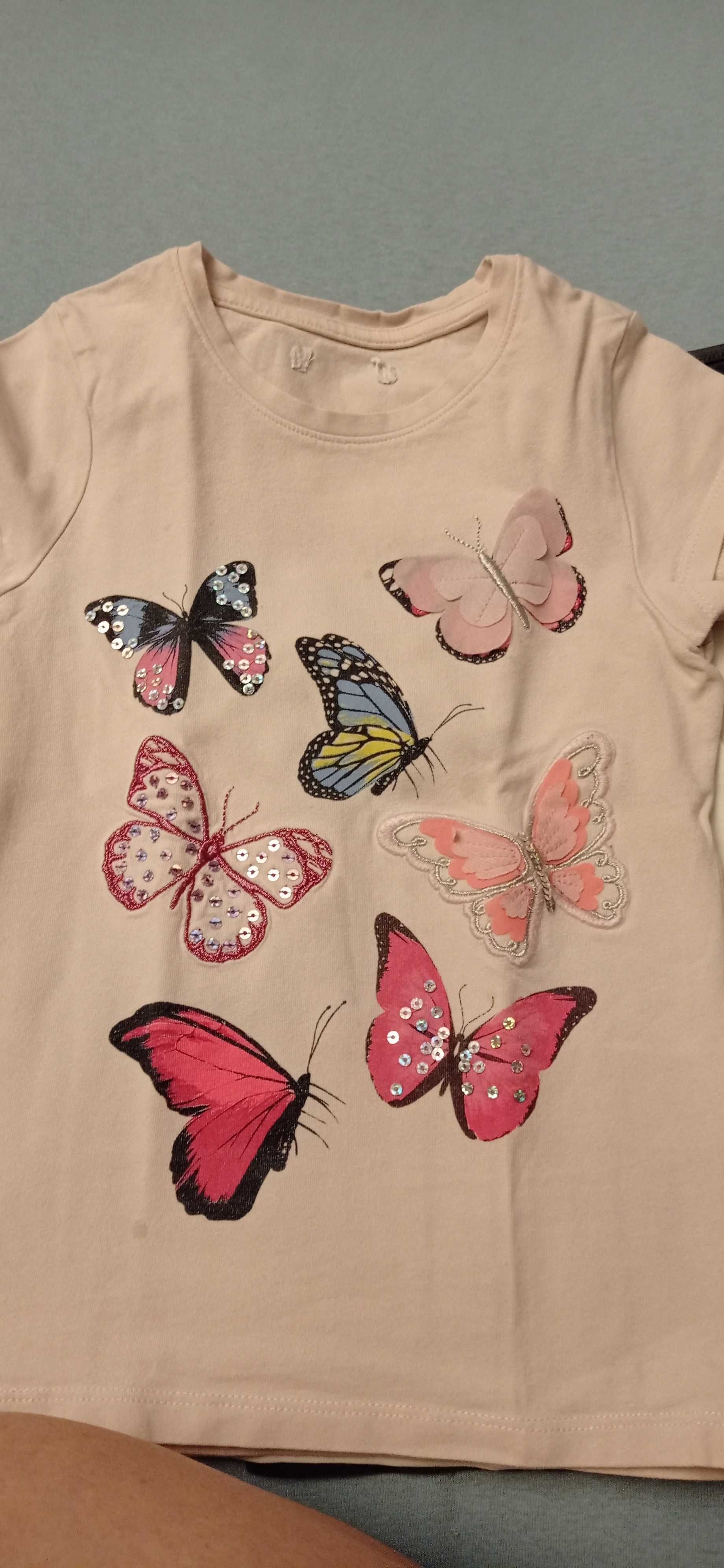 Bluzeczki  dla dziewczynki rozmiar 116, bluza, sukienki, plecak